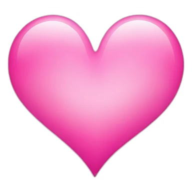 Heart pink fade sticker