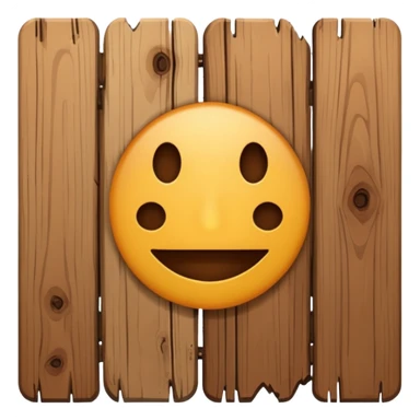 1 wooden plank sticker