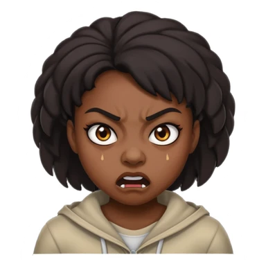 tsion angry black girl ragebait sticker