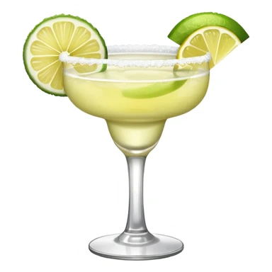 a classic margarita cocktail only one lemon  sticker