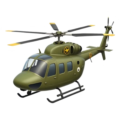 WW2 style helicopter  sticker