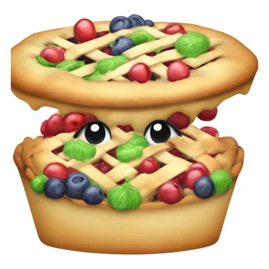 Kolorowy pies  sticker