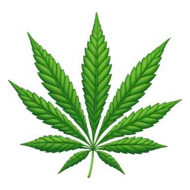 Hoja de marihuana sticker