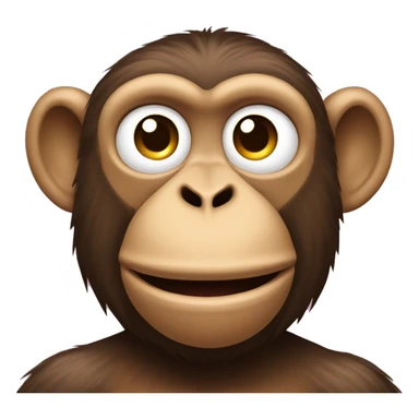 monkey with the proud TikTok emoji on its face sticker