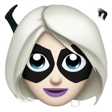 spider gwen mask  sticker