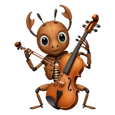 Musician Beetle sticker