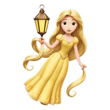 Lanterna flutuante do filme da Rapunzel sticker
