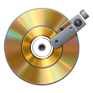 A cd getting thrown like a frisbee sticker