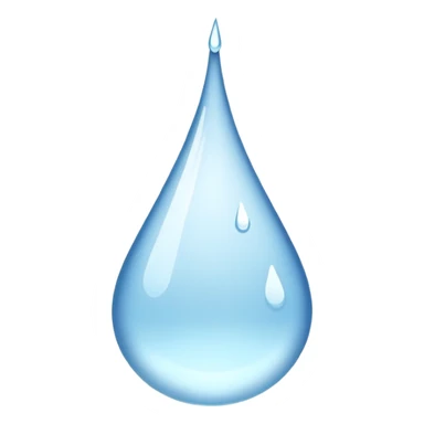 a drop of water sticker