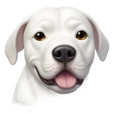 Beluga whale and white pitbull sticker