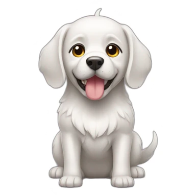 perro con alas sticker