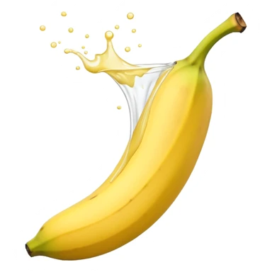 a banana squirting juice sticker