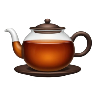 Cup of black tea sticker