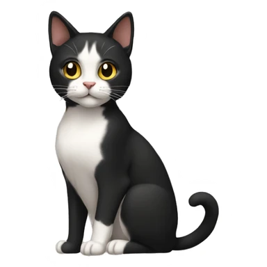 Cat negro y catarina  sticker