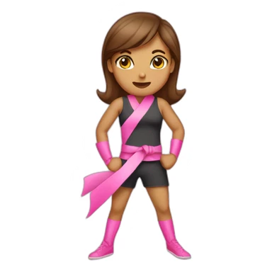 Survivor #BreastCancer Pink ribbon fighting kicking ass sticker