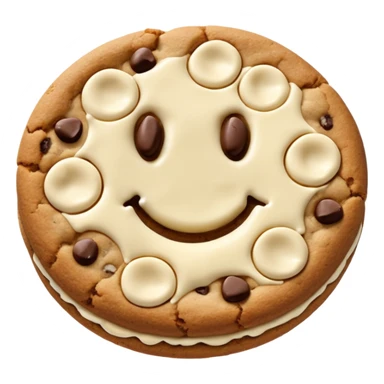 White chocolate chip chips ahoy cookie sticker