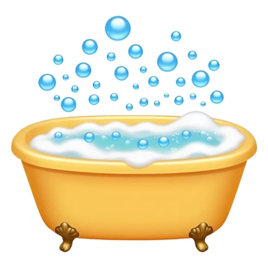 bubble bath sticker