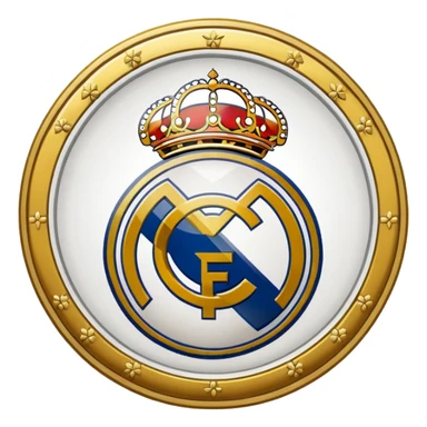 Real Madrid logo sticker