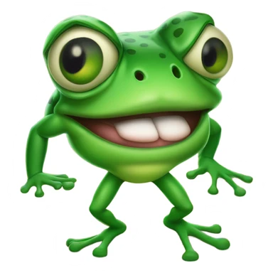 Patrick Mahomes as a frog sticker