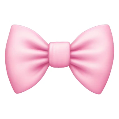 A baby pink bow sticker