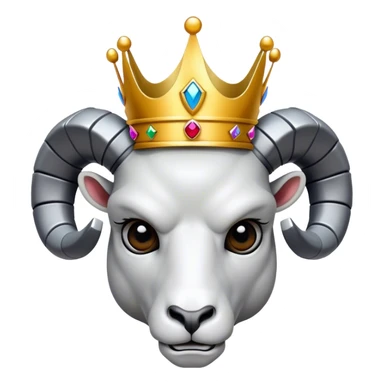 A terminator style Ram head in the  w/ a crown sticker