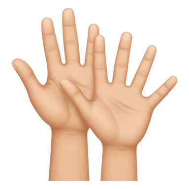 6 7 an hands moving sticker