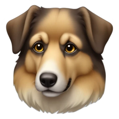 perro pastor belga tervueren cafe oscuro sticker