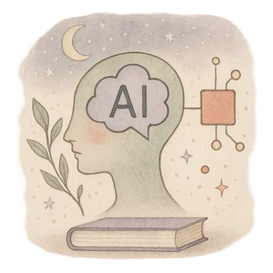 

A gentle, poetic digital illustration in the style of “Jardim da Ju”. The scene blends nature, cosmos and tenderness — hand-drawn lines, soft textures, and muted pastel tones (sage green, lilac, rose, cream). Elements like leaves, stars, cats, books, and celestial details coexist naturally. The mood is magical yet grounded, evoking sensitivity, reflection, and quiet intelligence. The lighting is warm and dreamy, with delicate sparkles and organic shapes. Artistic style: watercolor + fine line art, minimal, elegant, emotional and intimate.


(use conforme a IA utilizada)

Mood: magical realism, soft light, emotional, feminine, intellectual

Style keywords: watercolor, fine ink lines, pastel tones, digital illustration, cozy, slow aesthetic, minimal poetic composition

Colors: #9BA48A (verde sálvia), #E6B7B1 (rosa suave), #D0C3CC (lavanda névoa), #F6F1E7 (papel de chá), #2D2D2F (grafite noturno)

Objects recorrentes: folhas, flores, livros, chá, gatos, estrelas, constelações, velas, mãos, janelas abertas, estufas, estantes, sementes, instrumentos musicais

Emoção central: sensibilidade lúcida — calma, introspectiva e real sticker