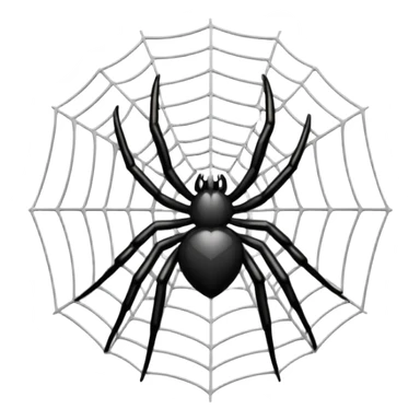 Make the I love u using spider web emoji 

 sticker
