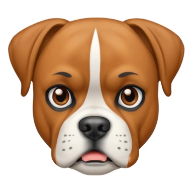 Boxer dog sticker