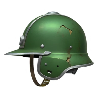 shiny green helmet world war times sticker