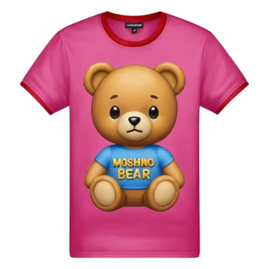 Ultra Detailed, Realistic,  Moschino
teddy bear-print T-shirt sticker