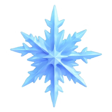 ice crystal sticker