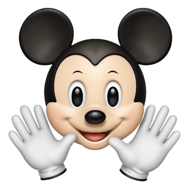 Mickey Mouse Face xxx sticker