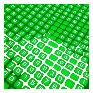 Matrix numbers  sticker