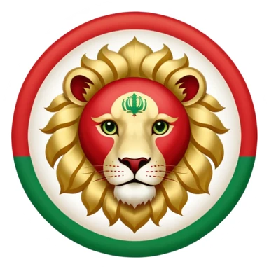 The pre-revolution iranian flag sticker