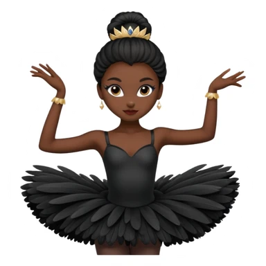Black Swan ballerina sticker