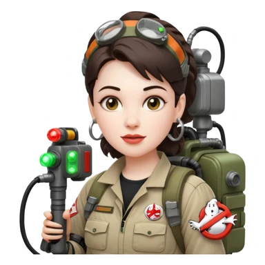 ghostbusters female sticker