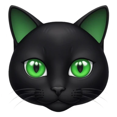 black cat side eyeing camera  sticker