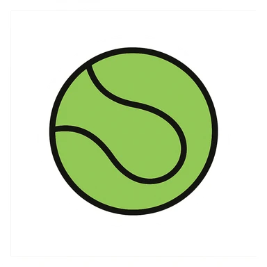 green sports icon, geometric style, sharp shapes and symmetry sticker