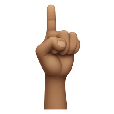 two finger point  sticker