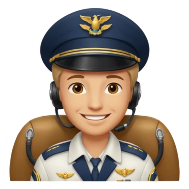 pilot saying phew sticker