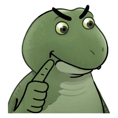 A turkey with middle finger  sticker