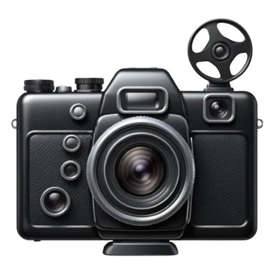 create a film camera emoji  sticker