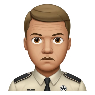 Mbappé mixed with Adolf Hitler sticker