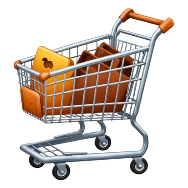 shopping cart damaged sticker