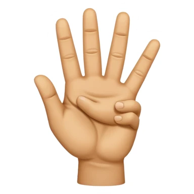 Westside twisted fingers hand sign emoji sticker