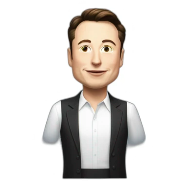 Elon musk check macron sticker