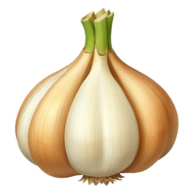 minced garlic emoji - garlic clove with cubed garlic sticker