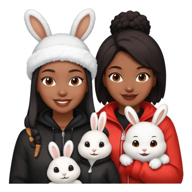Black people gang banging snkw bunny girl sticker